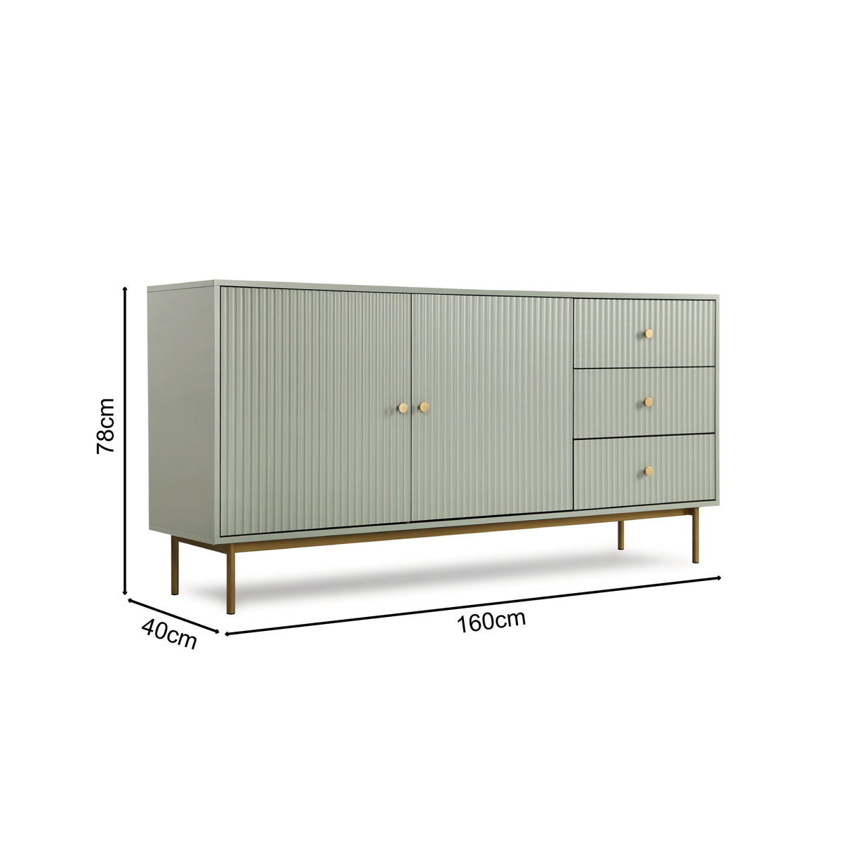 Devon - Large Sideboard - Cabinet with Storage