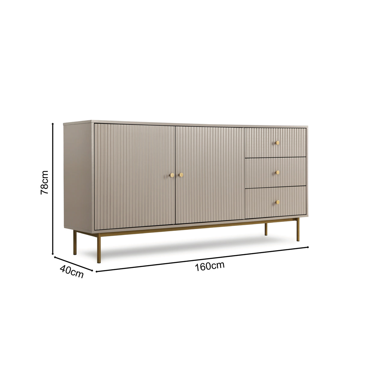 Devon - Large Sideboard - Cabinet with Storage