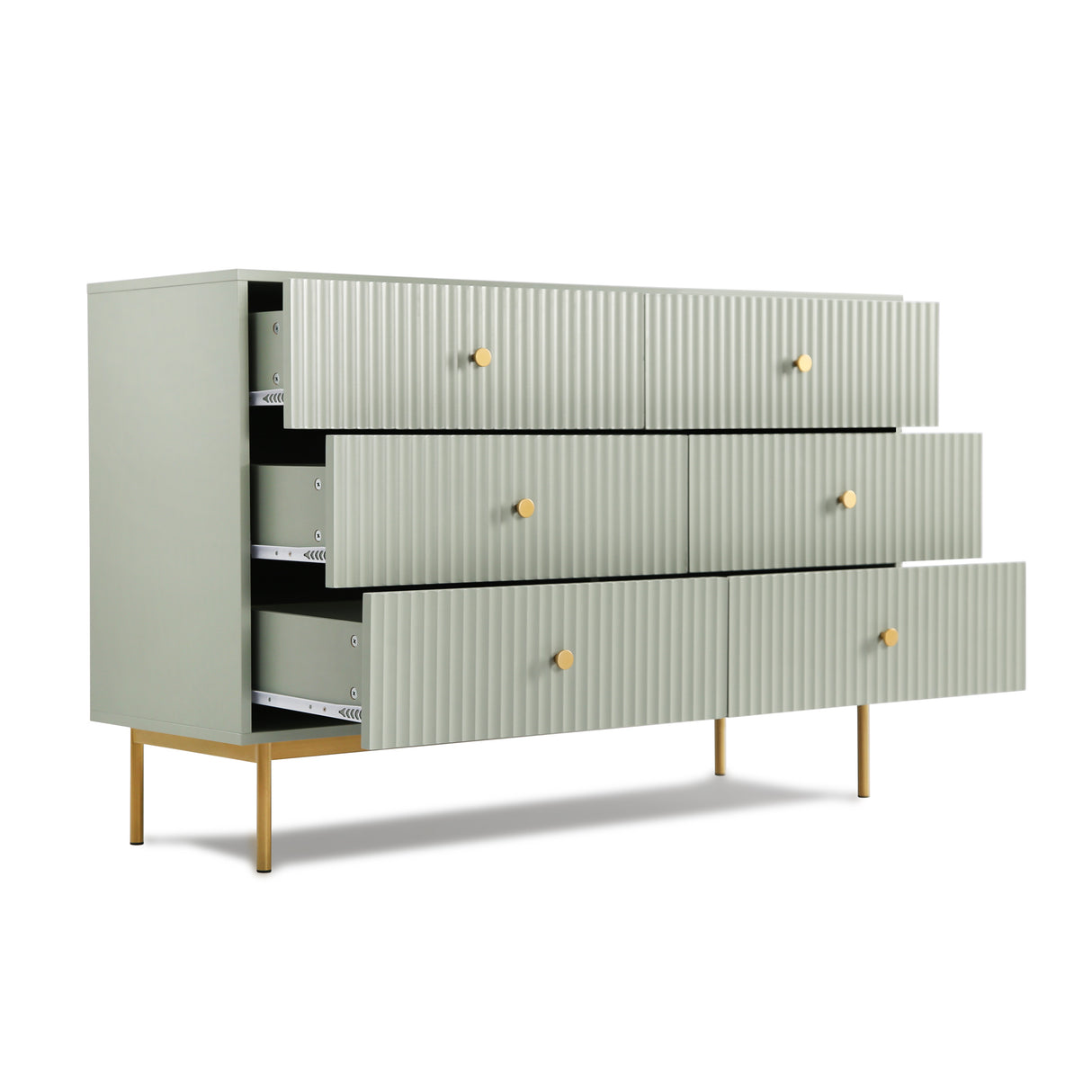 Devon - Wide Chest of Drawers - 6 Drawers