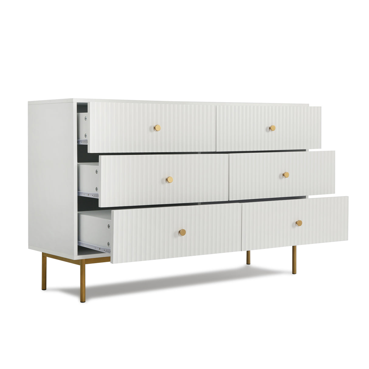 Devon - Wide Chest of Drawers - 6 Drawers