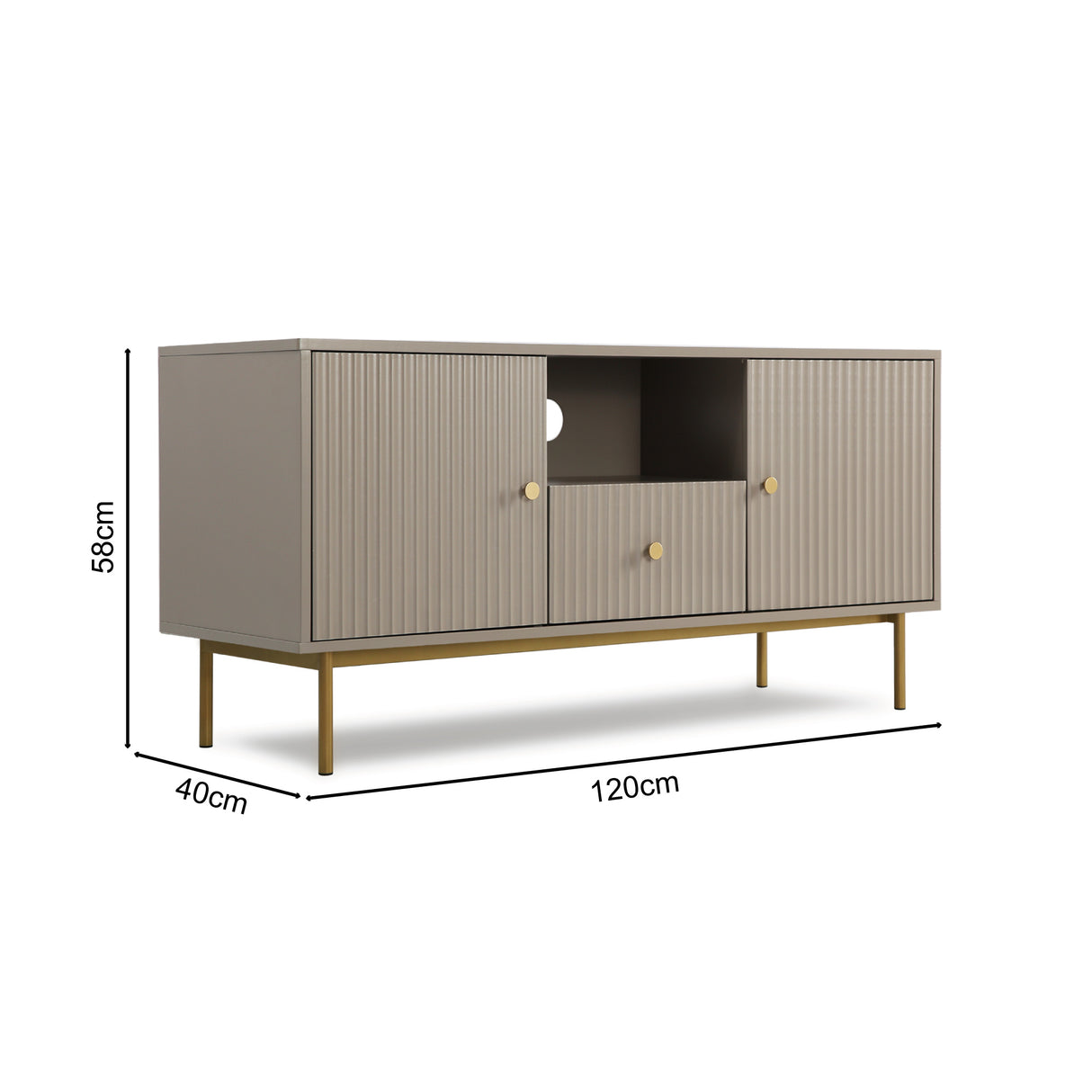 Devon Modern TV Unit – Living Room Storage Cabinet