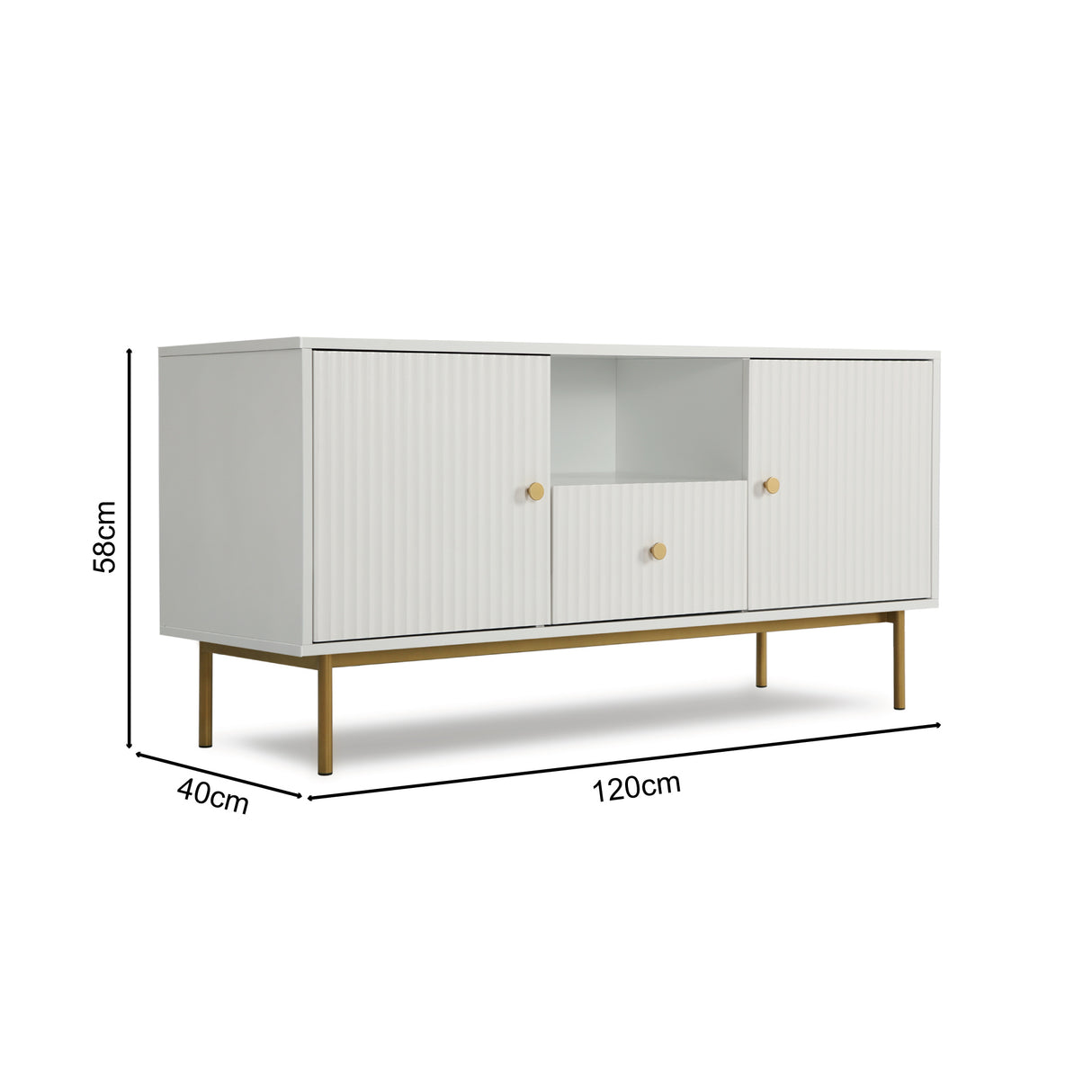 Devon Modern TV Unit – Living Room Storage Cabinet