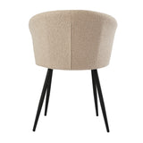 Dunelm Boucle - Occasional Chair - Beige