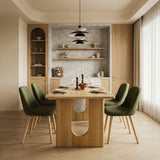 Emilia Dining Chairs Set of 2 – Boucle Upholstered Modern Dining Chairs