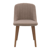 Emilia Dining Chairs Set of 2 – Boucle Upholstered Modern Dining Chairs