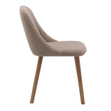 Emilia Dining Chairs Set of 2 – Boucle Upholstered Modern Dining Chairs
