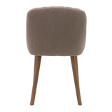 Emilia Dining Chairs Set of 2 – Boucle Upholstered Modern Dining Chairs