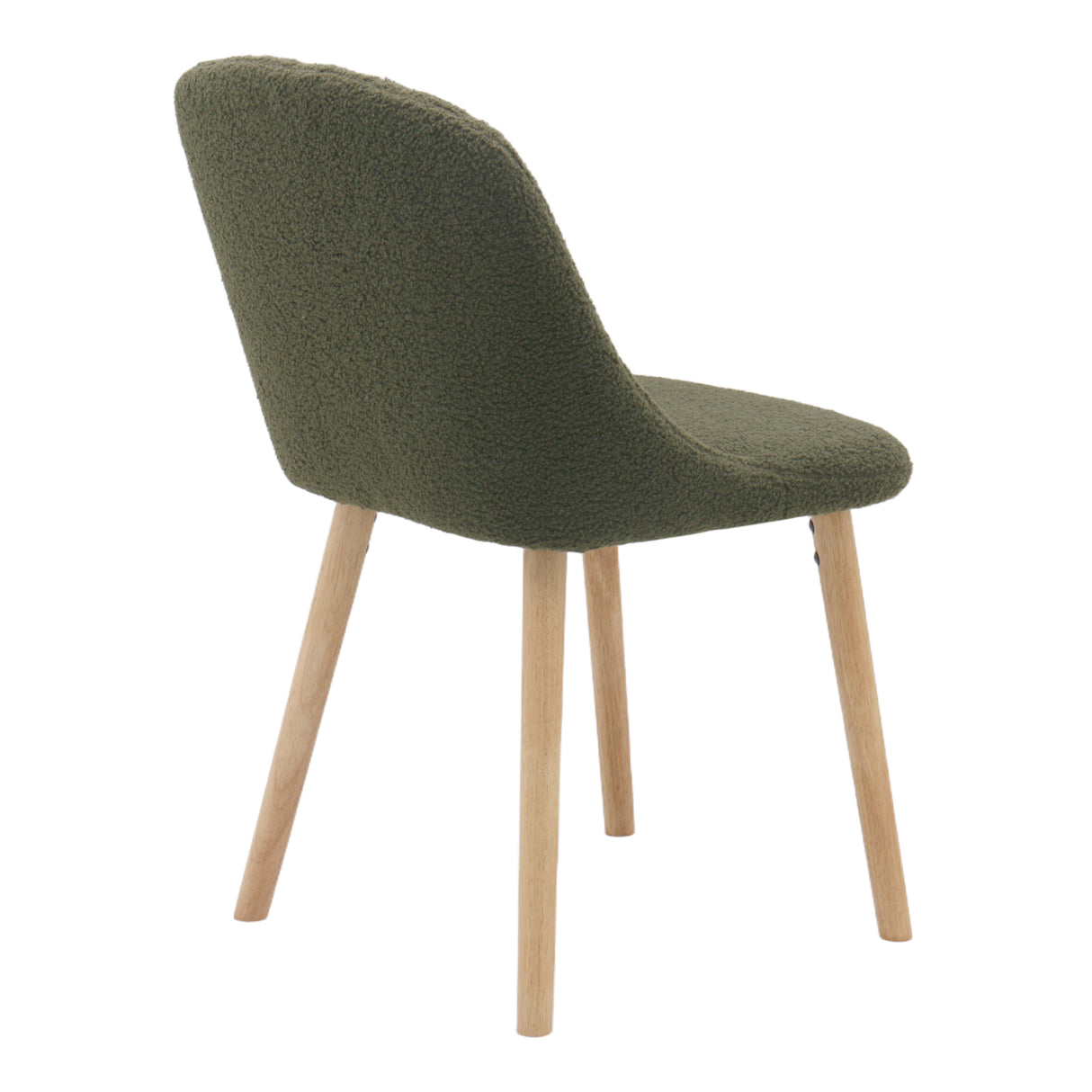 Emilia Dining Chairs Set of 2 – Boucle Upholstered Modern Dining Chairs
