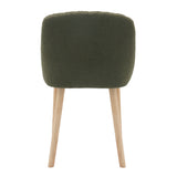 Emilia Dining Chairs Set of 2 – Boucle Upholstered Modern Dining Chairs