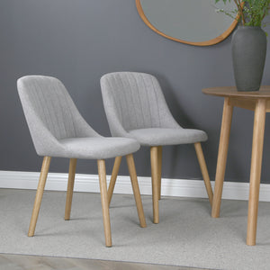 Emilia – Dining Chairs in Premium Textured Linen (Set of 2)