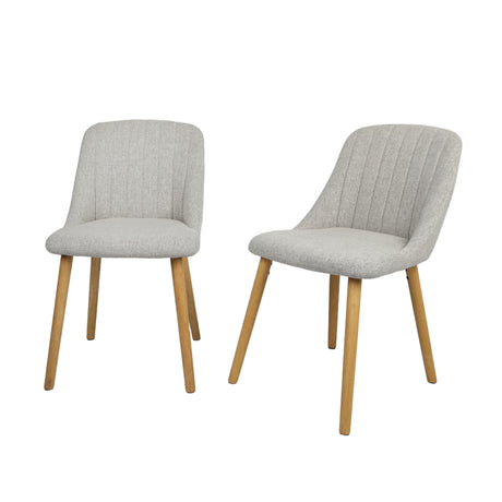Emilia Dining Chairs Set of 2 Linen Upholstered