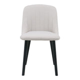 Emilia Dining Chairs Set of 2 – Boucle Upholstered Modern Dining Chairs