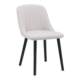 Emilia Dining Chairs Set of 2 – Boucle Upholstered Modern Dining Chairs