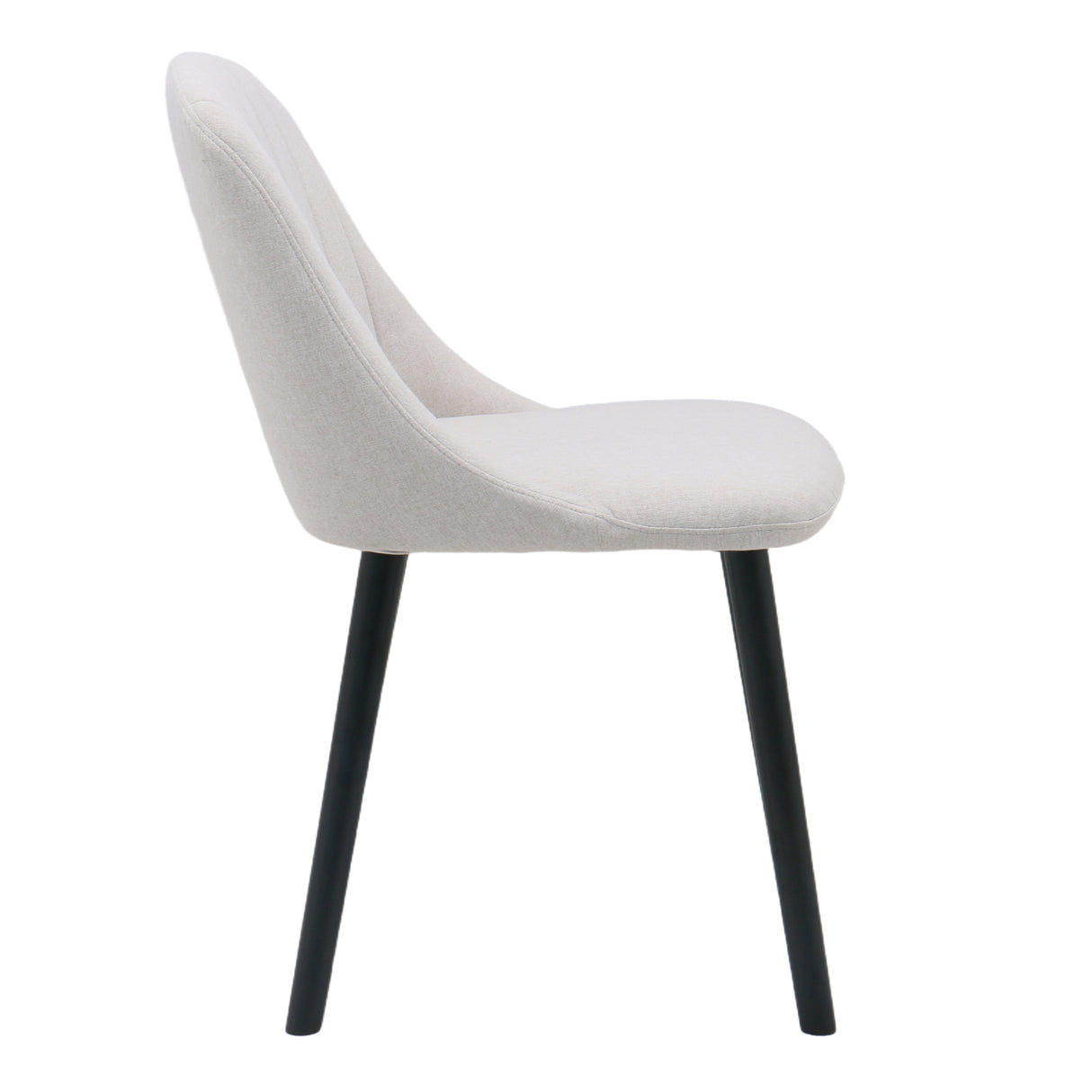 Emilia Dining Chairs Set of 2 – Boucle Upholstered Modern Dining Chairs