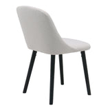 Emilia Dining Chairs Set of 2 – Boucle Upholstered Modern Dining Chairs