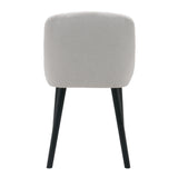 Emilia Dining Chairs Set of 2 – Boucle Upholstered Modern Dining Chairs