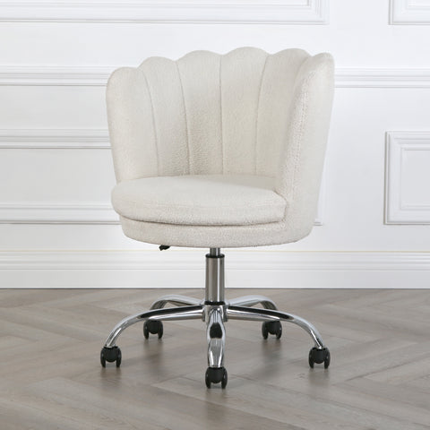 Floral swivel deals chair