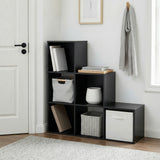 Jane 1-2-3 Bookcase – Cube Storage Unit (Black or Oak)