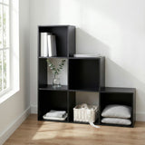 Jane 1-2-3 Bookcase – Cube Storage Unit (Black or Oak)