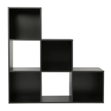 Jane - 123 Bookcase - Cube storage boxes (Black or Oak)