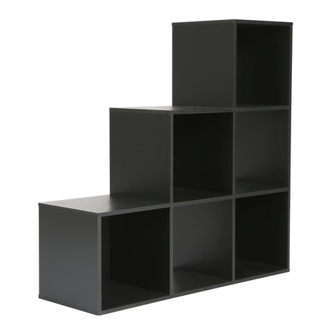 Jane - 123 Bookcase - Cube storage boxes (Black or Oak)