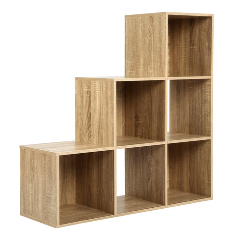 Jane - 123 Bookcase - Cube storage boxes (Black or Oak)