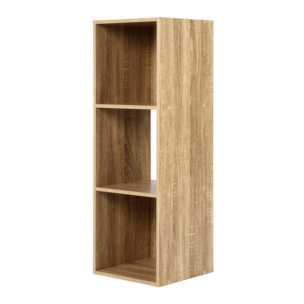 Jane - 3x1 Bookcase - Cube storage boxes (Black or Oak) – Home Garden ...