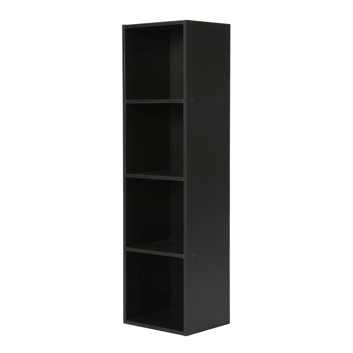 Jane - 4x1 Bookcase - Cube storage boxes (Black or Oak)