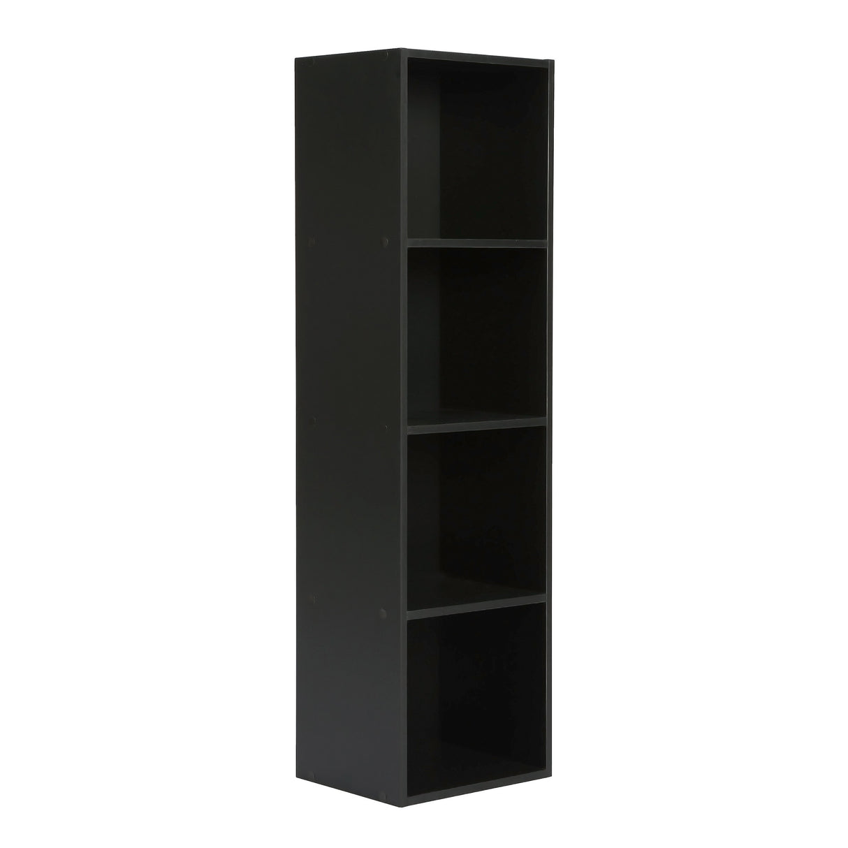 Jane - 4x1 Bookcase - Cube storage boxes (Black or Oak)