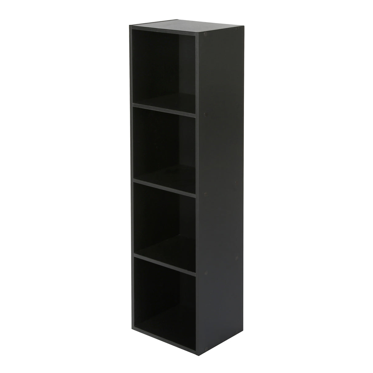 Jane - 4x1 Bookcase - Cube storage boxes (Black or Oak)