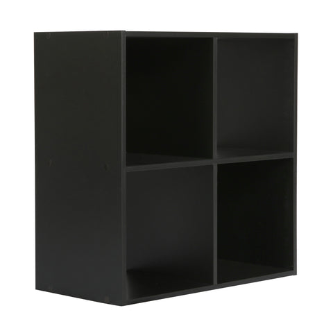 Jane - 2x2 Bookcase - Cube storage boxes (Black or Oak)