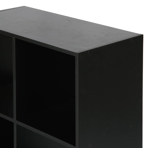 Jane - 3x2 Bookcase - Cube storage boxes (Black or Oak)