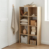 Jane - 4x2 Bookcase - Cube storage boxes (Black or Oak)