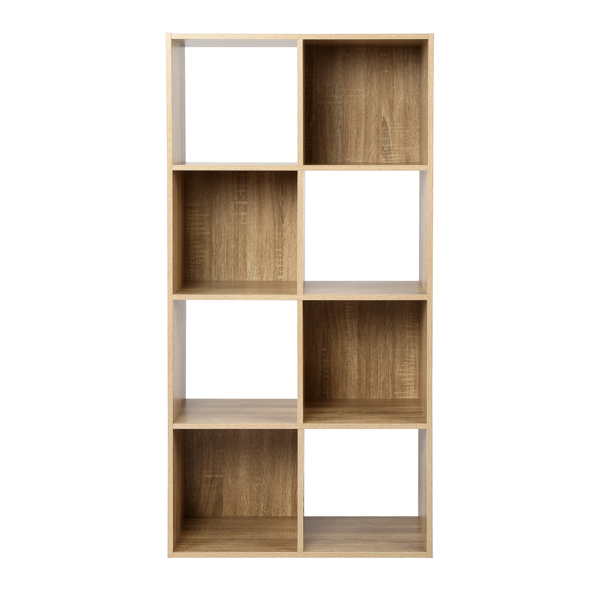 Jane - 4x2 Bookcase - Cube storage boxes (Black or Oak)