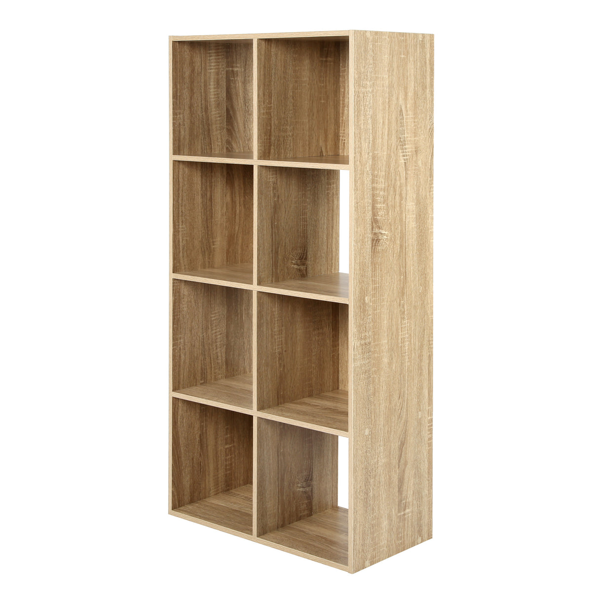 Jane - 4x2 Bookcase - Cube storage boxes (Black or Oak)