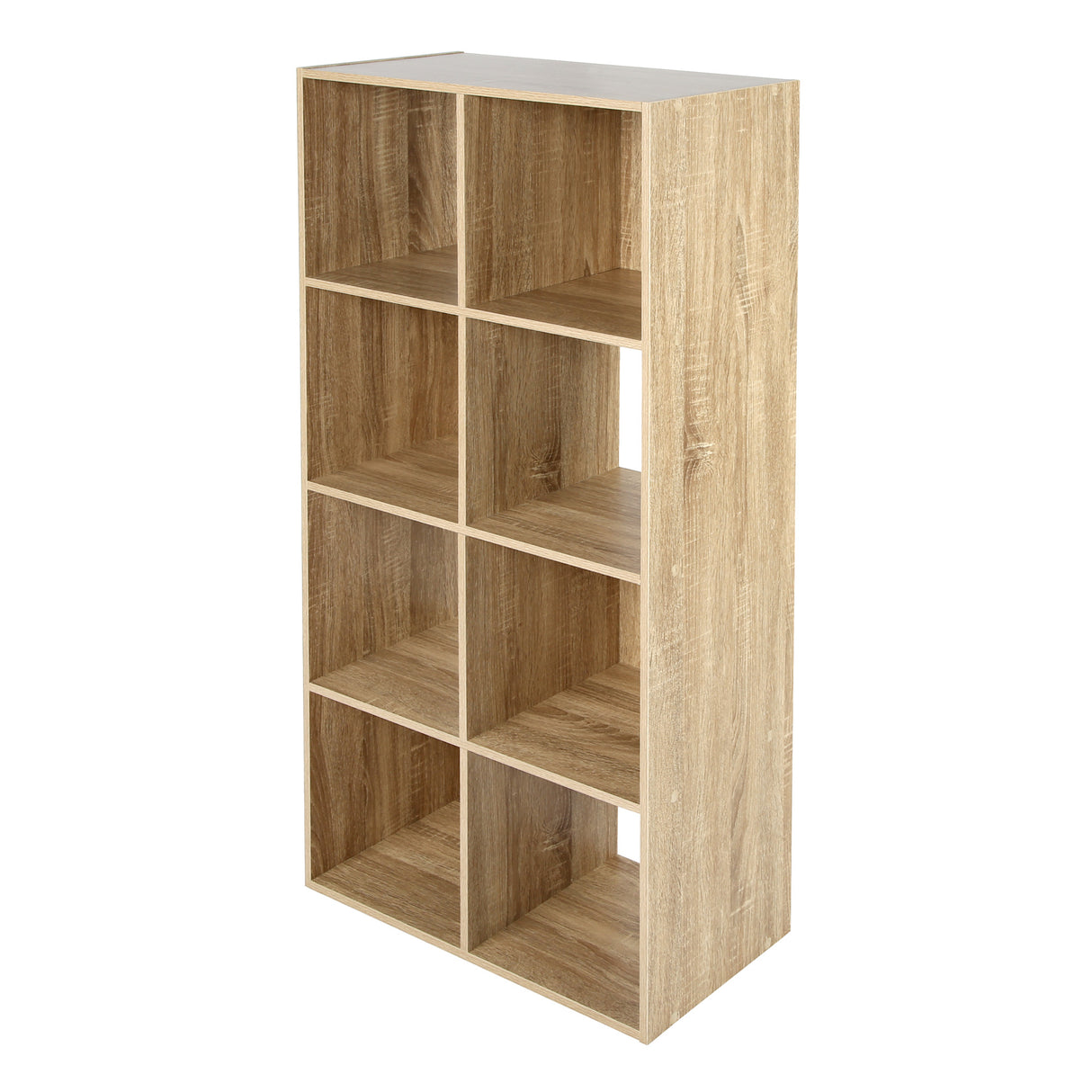 Jane - 4x2 Bookcase - Cube storage boxes (Black or Oak)