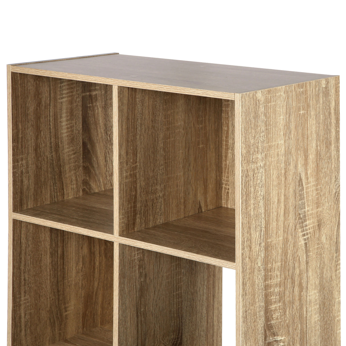 Jane - 4x2 Bookcase - Cube storage boxes (Black or Oak)