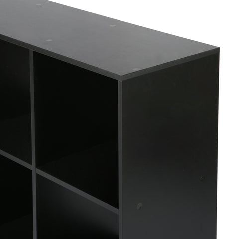 Jane - 3x3 Bookcase - Cube storage boxes (Black or Oak)