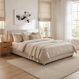 Kleio Upholstered Ottoman Storage Double Bed with Gas Lift