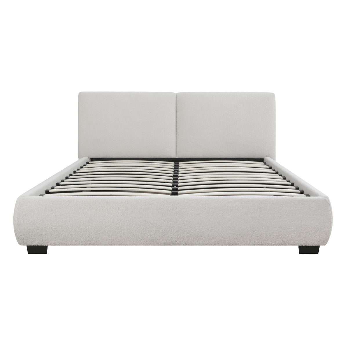 Kleio Upholstered Ottoman Storage Double Bed with Gas Lift