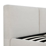 Kleio Upholstered Ottoman Storage Double Bed with Gas Lift