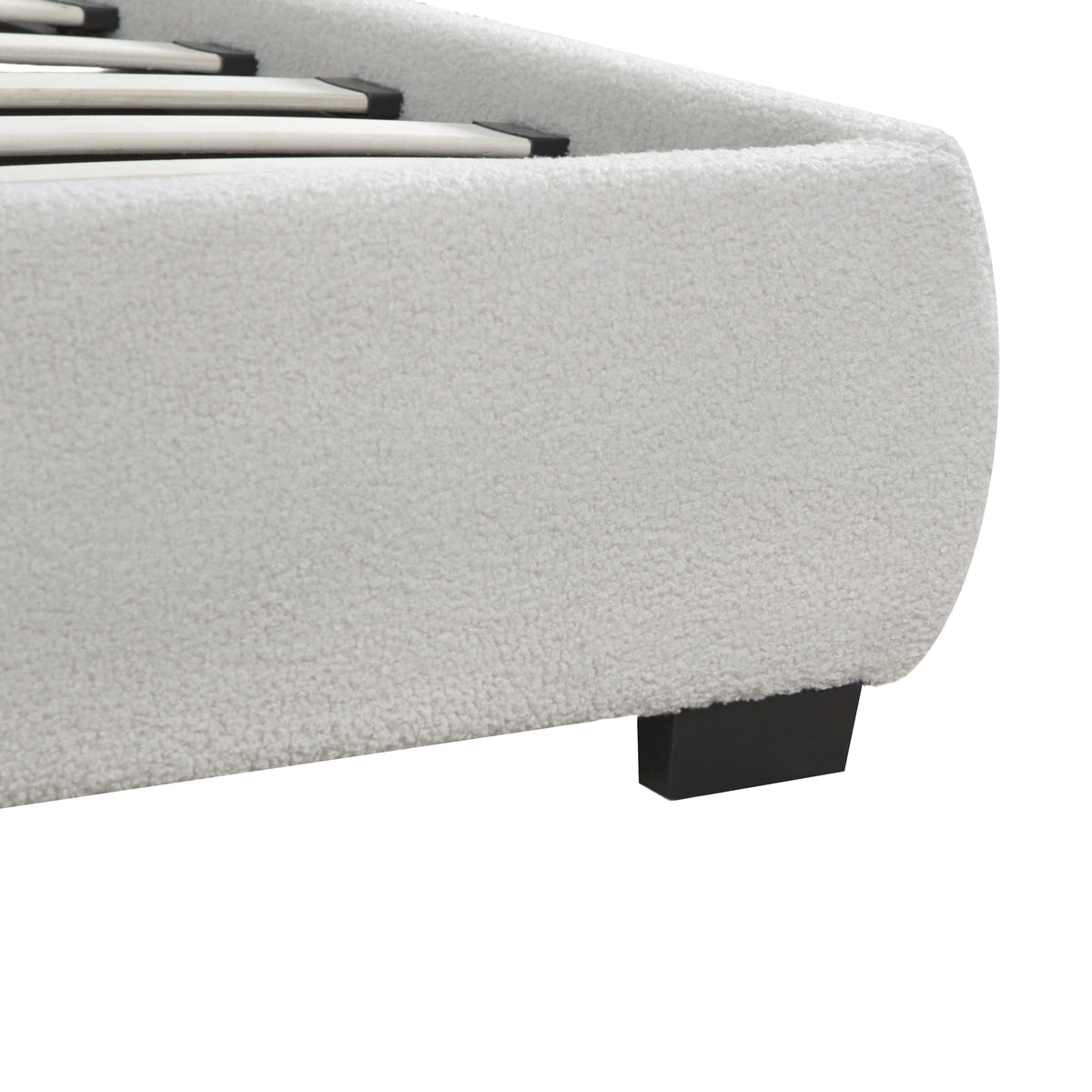 Kleio Upholstered Ottoman Storage Double Bed with Gas Lift