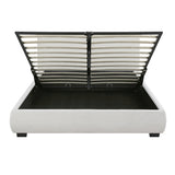 Kleio Upholstered Ottoman Storage Double Bed with Gas Lift