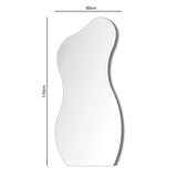 Lesina – Large Frameless Pond Mirror in Full Length – 170x80cm