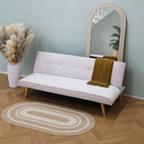 Lucca – Click-clack Sofa Bed in Premium Textured Linen - 3 Seater