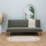 Lucca – Click-clack Sofa Bed in Premium Textured Linen - 3 Seater