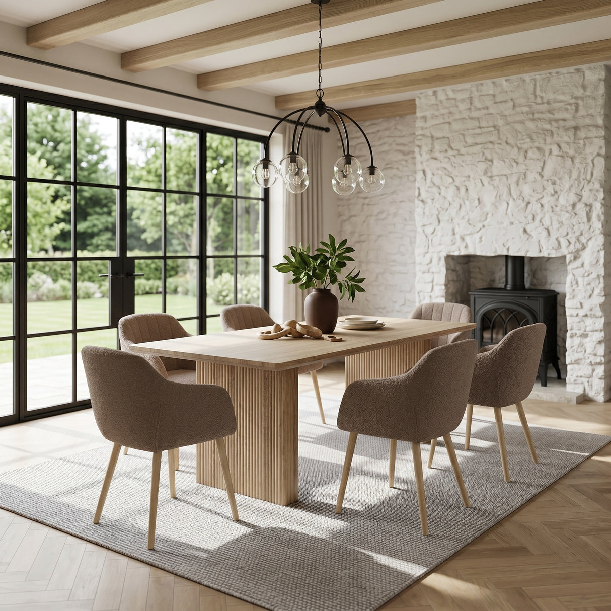 Luciano - Dining Chairs in Premium Textured Linen (Set of 2)