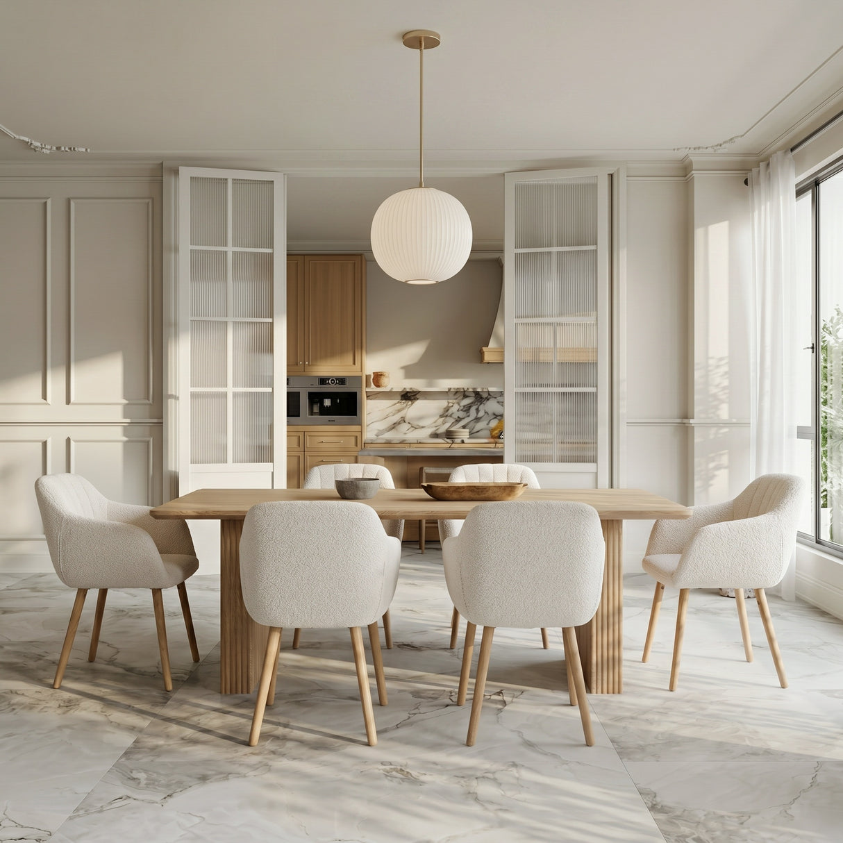 Luciano - Dining Chairs in Premium Textured Linen (Set of 2)