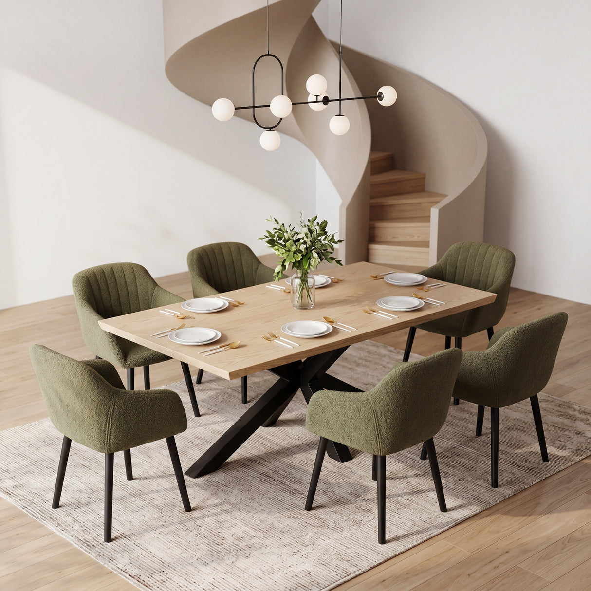 Luciano - Dining Chairs in Premium Textured Linen (Set of 2)