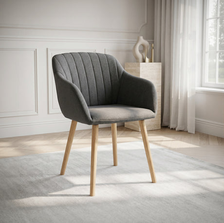 Luciano - Dining Chairs in Premium Textured Linen (Set of 2)